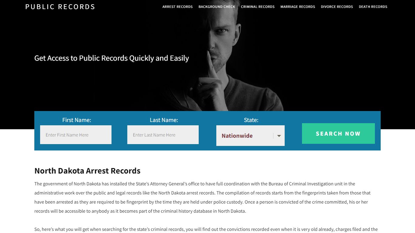North Dakota Arrest Records | Get Instant Reports On People